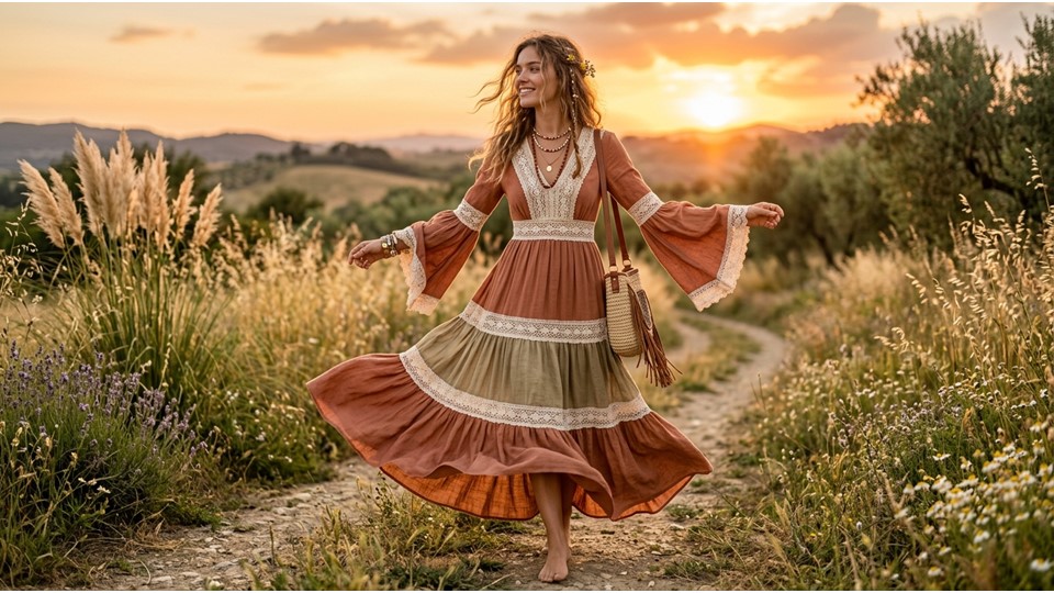 Boho Maxi Dress Pattern: Easy DIY Sewing Ideas & Trendy Styles (2026) 5 Elegant Long Sleeve Boho Maxi Dress Pattern Inspiration