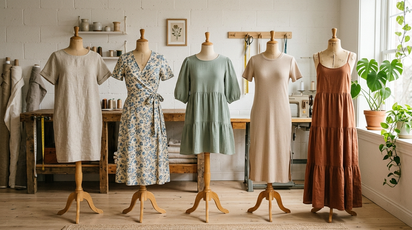 Beginner Dress Sewing Patterns: 5 Easy Styles Every New Sewist Can Make in 2026