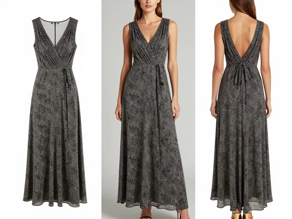 Easy Maxi Dress Sewing Pattern, image 6