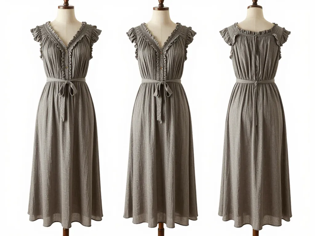 Easy Maxi Dress Sewing Pattern, image 7