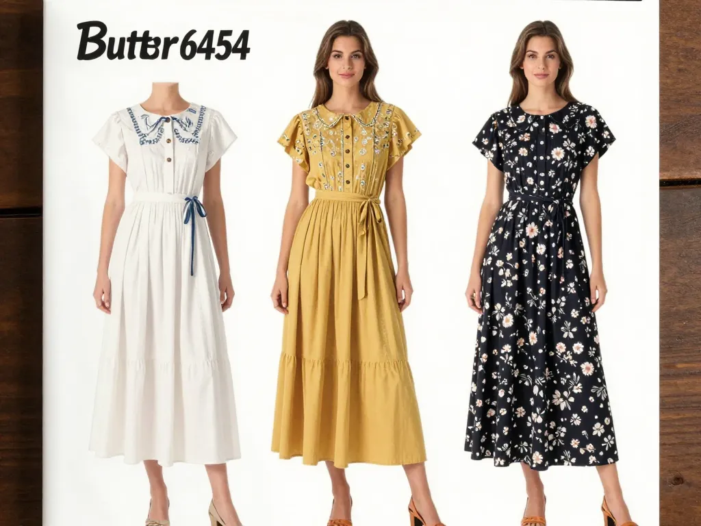Easy Maxi Dress Sewing Pattern, image 3