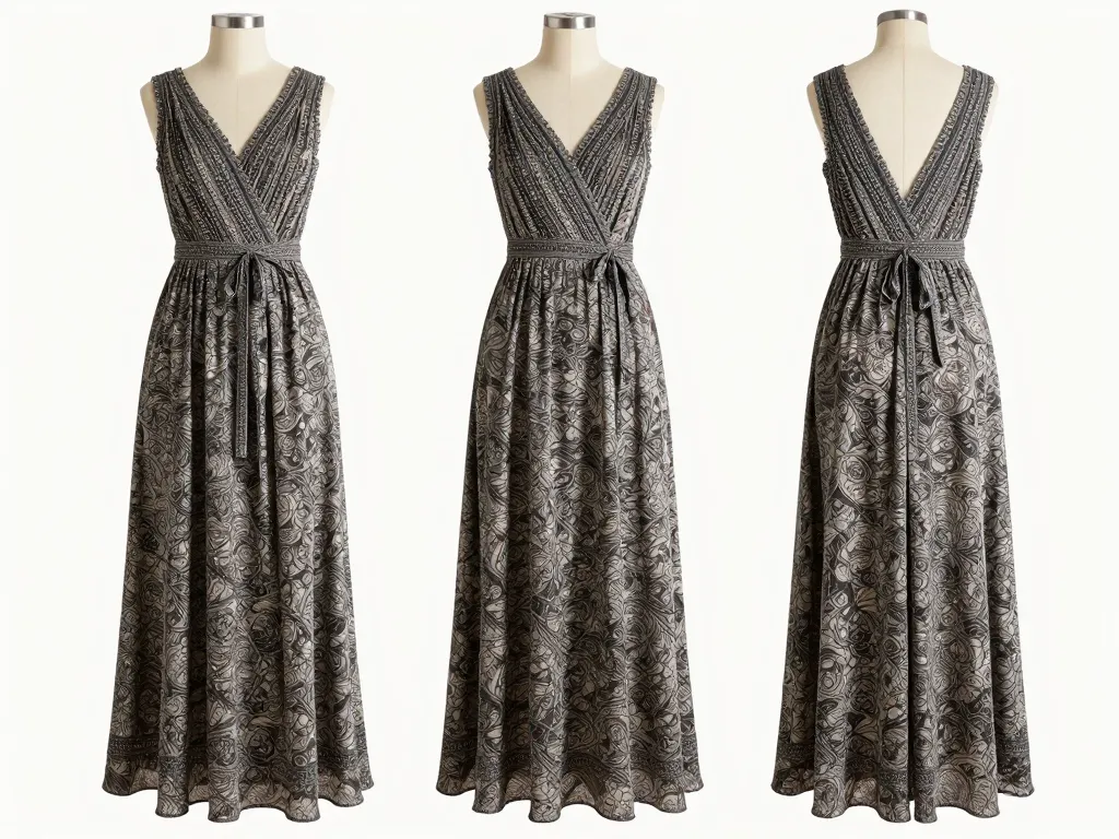 Easy Maxi Dress Sewing Pattern, image 5
